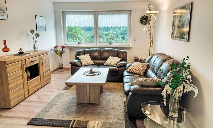 Schieder-Schwalenberg Apartamento | Precioso apartamento para 2 personas con WIFI, TV, balcón y vista panorámica