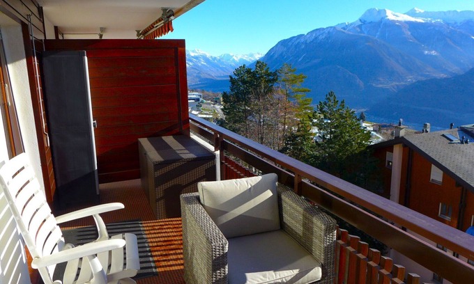 Chermignon Apartamento | Hermoso apartamento para 5 personas con WIFI, TV y balcón