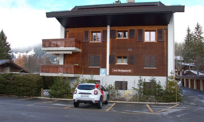 Villars-sur-Ollon Apartamento | Acogedor apartamento para 2 personas con WIFI, TV, balcón, mascotas permitida y aparcamiento