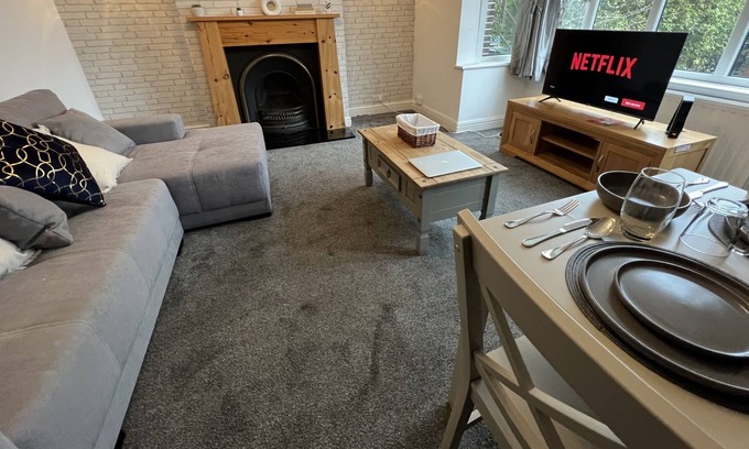 Southend-on-Sea Apartamento | Baño Privado-Apartamento-Confortable-Vista al Jardín