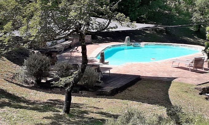 San Macario In Monte Villa | Bonito apartamento en villa con WIFI, piscina, patio, vista panorámica y aparcamiento