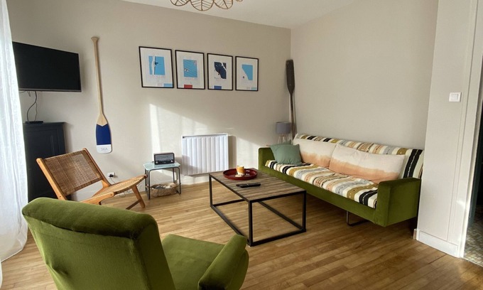 La Turballe Apartamento | Cosy apartment in the heart of La Turballe, shops on foot