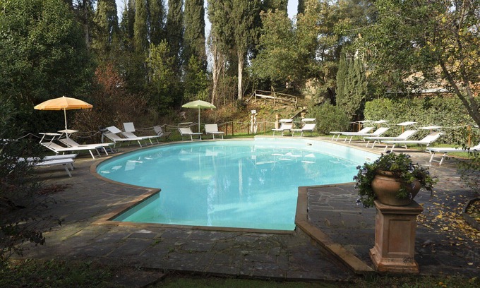 Chiusi Otro | Apartamento con piscina privada, A/C, WIFI, TV, veranda, aparcamiento, cerca de Montepulciano