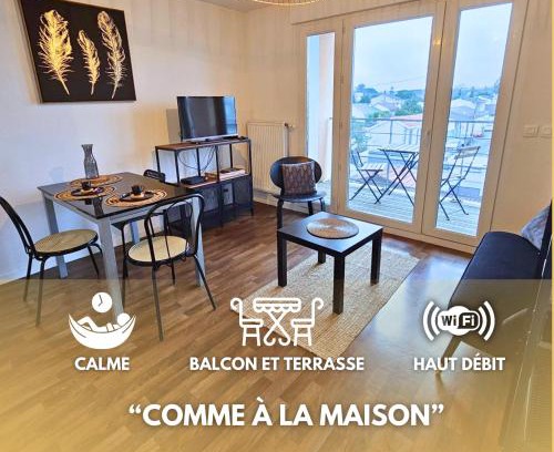 Bordeaux Apartamento | [Cosy] Appartement équipé avec terrasse, Wifi