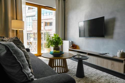 Warszawskie Apartamento | Cosy Blue Cracow Apartment