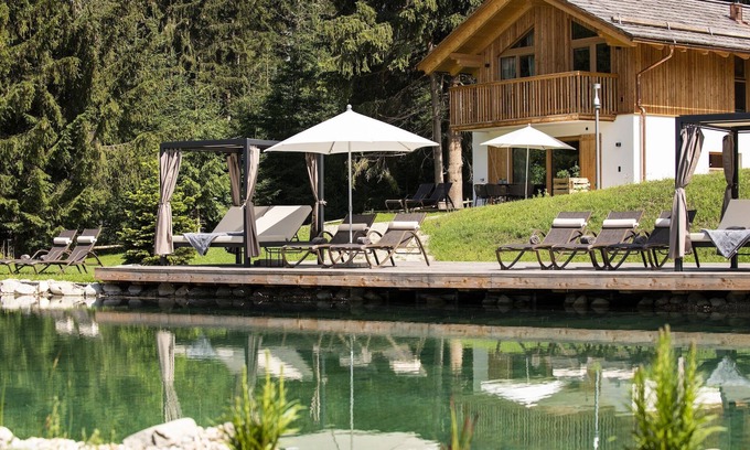 Tamsweg Chalet De Esquí | Acogedor chalet en Wölting con estanque natural para nadar