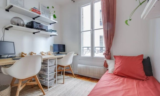 La Garenne-Colombes Apartamento | Cosy F3 Avec Home Office Équipé Proche La Défense