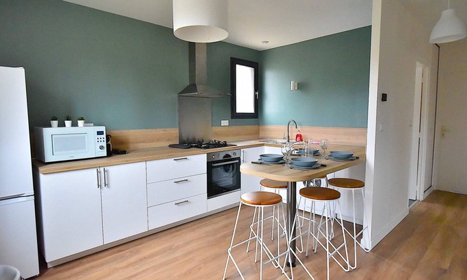 Vert-le-Grand Apartamento | Cosy, fully-equipped, refurbished F2