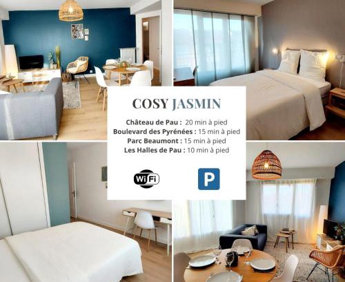 Dufau-Tourasse Apartamento | Cosy Jasmin - T4 - Centre - Balcon traversant
