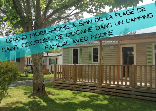 Saint-Georges-de-Didonne Chalet De Esquí | Cosy Lili - Mobilhome MANDARINE - Proche océan