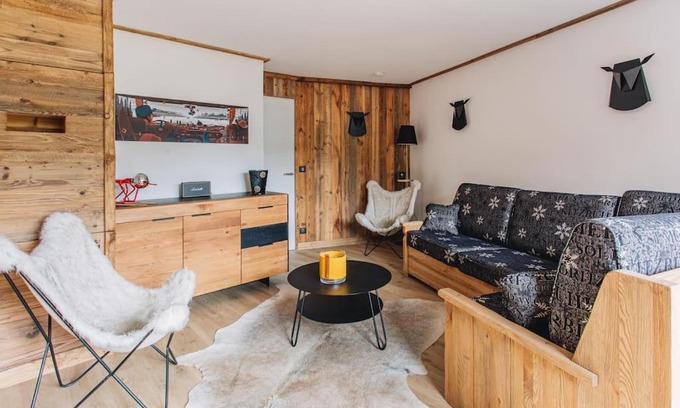 Val-d'Isere Apartamento | Cosy Mountain - Chic & proche des pistes - 4*