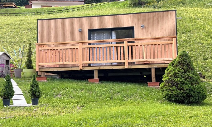 Abondance Apartamento | Cosy, quiet garden studio just a few metres from the village center
