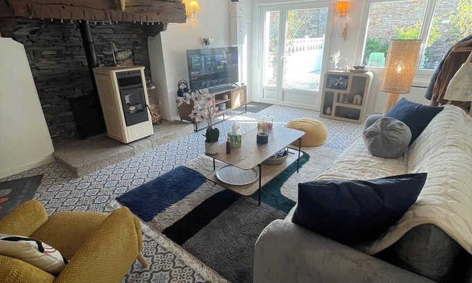 La Chapelle-de-Brain Casa | Cosy renovated country house near Redon and the towpaths of the Vilaine river