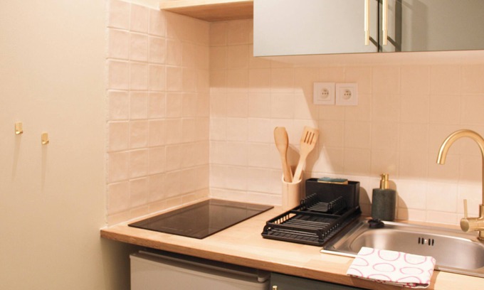 Le Pre-Saint-Gervais Apartamento | Cosy studio ideal for couple