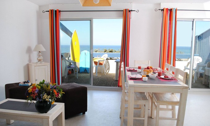 Mimizan Apartamento | Cosy studio à 50m de la plage + accès piscine
