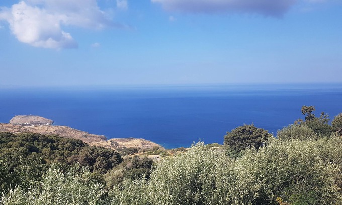 Kato Aprovatou Apartamento | Cosy studio with stanning sea view