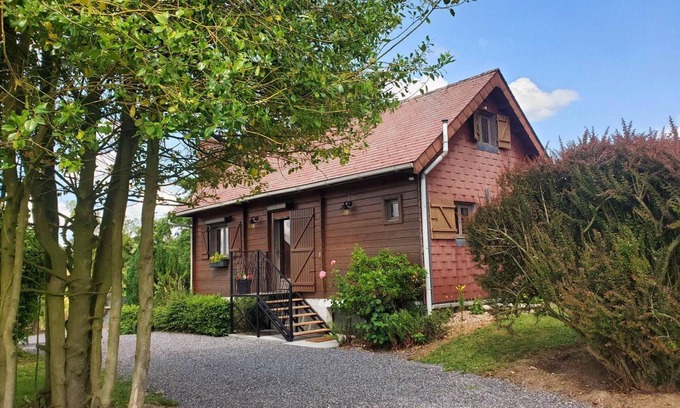 Floyon Cabaña | Chalet de Madera en Entorno Natural: Terraza, Jardín, Barbacoa y Spa