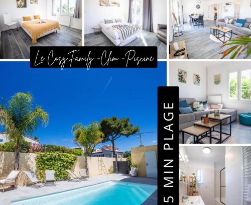 Perols Apartamento | COSYFAMILY 1er étage Piscine -WIFI- NEUF-FAMILLE -15MIN PLAGE - TOP PROS SERVICESConciergerie