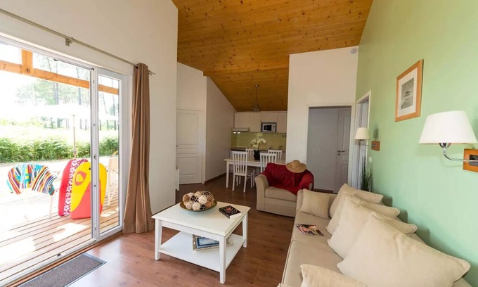 Parentis-en-Born Casa | Ferienhaus 2 Schlafzimmer 4 Personen mit Garten