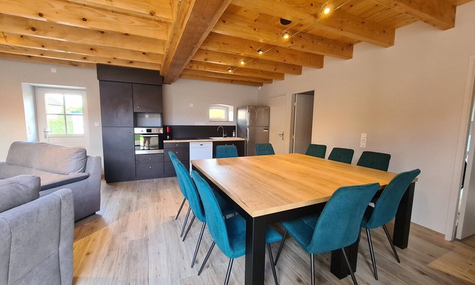 Le Magny Casa | Casa rural 3*-6 & 14 pers, renovada 2022, cerca Châtre