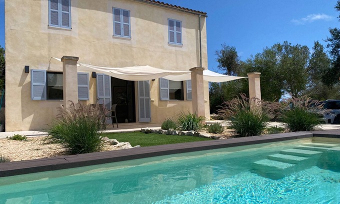 Felanitx Cabaña | Casita de campo 'Can Custure' con piscina privada, Wi-Fi y aire acondicionado