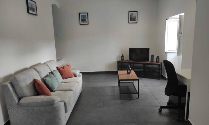 Alandroal Cabaña | Casita de campo 'Casa Da Mina' con terraza privada, Wi-Fi y aire acondicionado