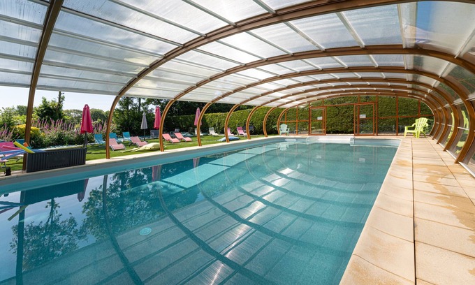 La Vraie-Croix Casa | Casita de campo 'Domaine De Lestroué - Île D'arz' con piscina compartida, terraza privada y Wi-Fi