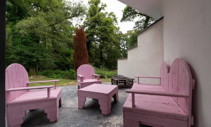Meslan Cabaña | Casita de campo "Domaine Moulin Blanc - Gîte Nominoë" con terraza privada y Wi-Fi