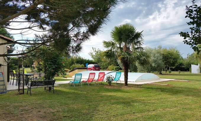 La Chapelle-Aubareil Cabaña | Casa rural para 6 personas con piscina privada. Entre Sarlat y Montignac Lascaux