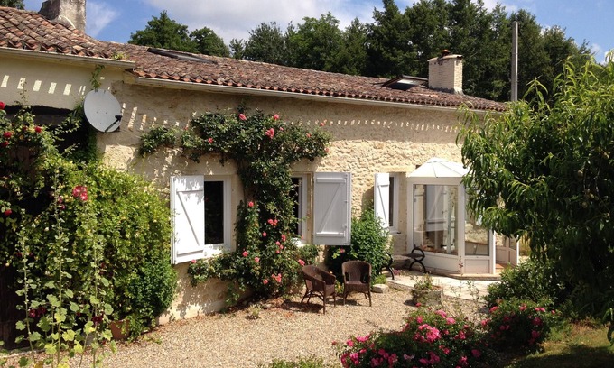 Saint-Felix-de-Foncaude Cabaña | Casa rural - piscina privada, zona muy tranquila - Entre 2 Mers campiña