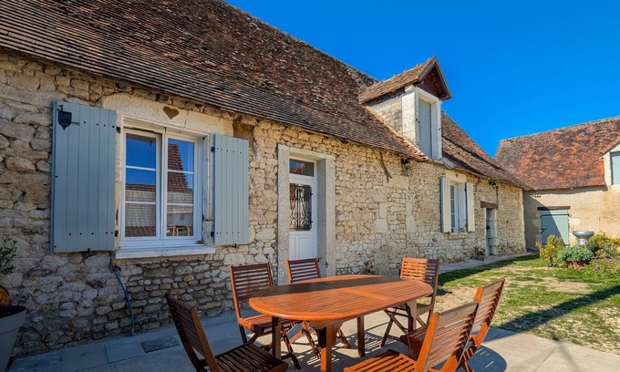 Azay-le-Ferron Cabaña | Casa rural en Brenne con Jardín Cercado y Parking