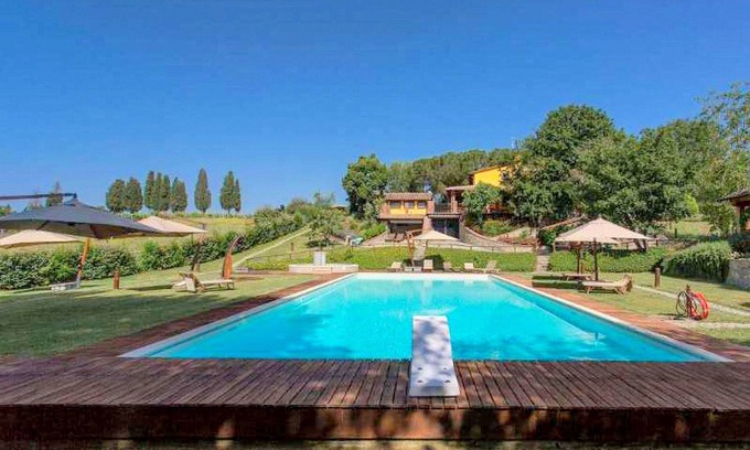 Terranuova Bracciolini Cabaña | Casa de campo panorámica situada en la montaña de Patromagno