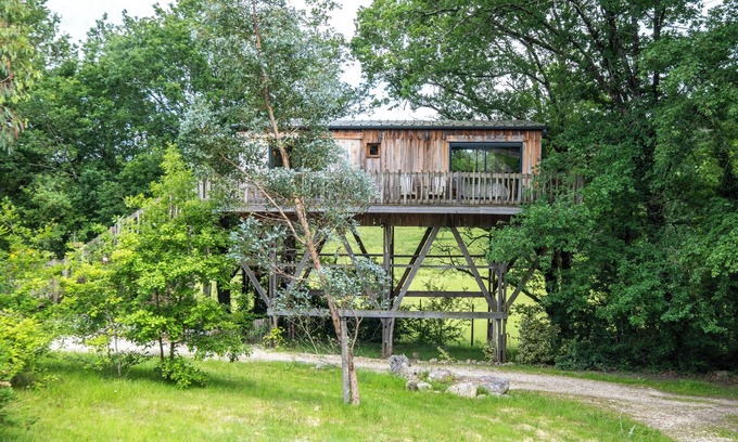 Saint-Remy Casa | Casita de campo 'La Cabane De Gardelac' con terraza privada, jardín privado y balcón