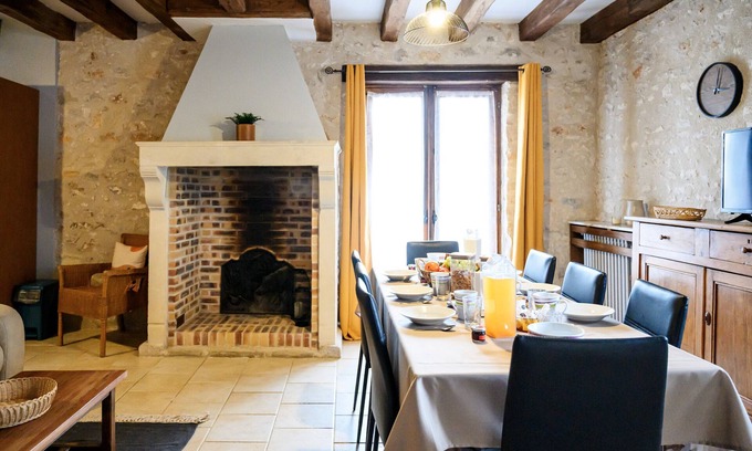 Chenou Cabaña | Casita de campo "Le Cerisier" con jardín compartido y WiFi