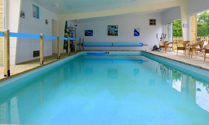 Boufflers Casa | Cottage Les Songes 10 personas con piscina cubierta climatizada