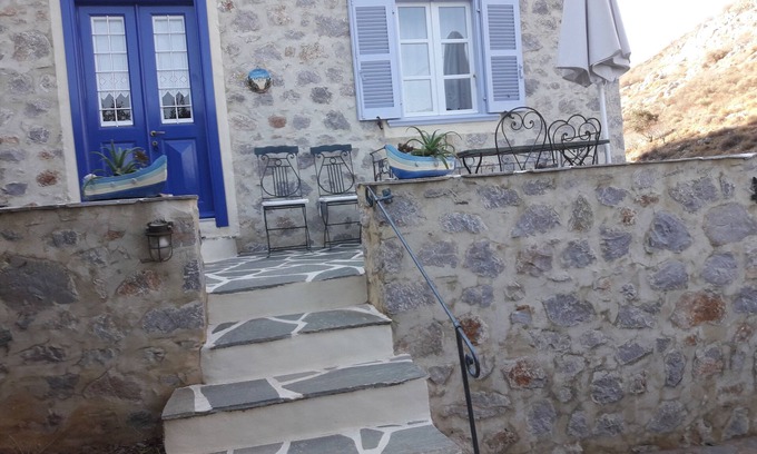 Hydra Cabaña | Cottage Nefeli Theoktista incorporado Por Telesilla de Piedra zona de Sea Side