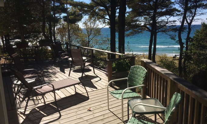 New Era Cabaña | Cottage en el lago Michigan - Playa privada