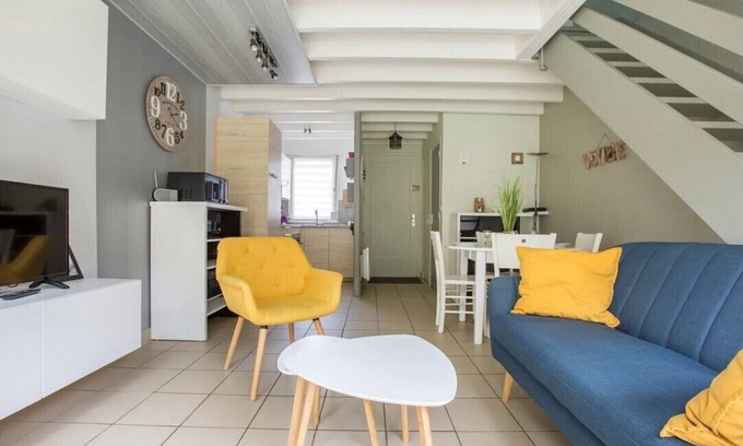 Stella-Plage Casa | Casa de campo "Opale", playa de 900 m con terraza y wifi - playa de Stella (Le Touquet)