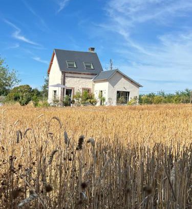 Bonsmoulins Casa | Cottage romantique dans les champs