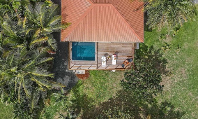 Le Vauclin Cabaña | Cottage Ti Colibri - Dos Habitaciones Casa Rural, Capacidad 4