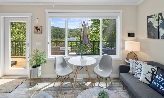 Sooke Cabaña | Cottage w/ Ocean Views, Hot Tub, Private Beach