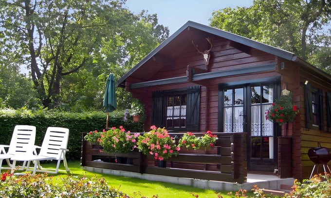 Putbus Cabaña | Casa vacacional con terraza y jardin