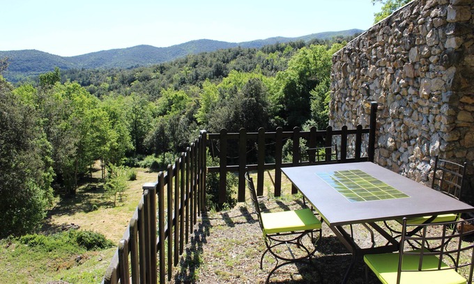Laroque-de-Fa Cabaña | Cabaña con terraza / jardín WIFI - magnífica vista - en medio de la naturaleza - País Cátaro