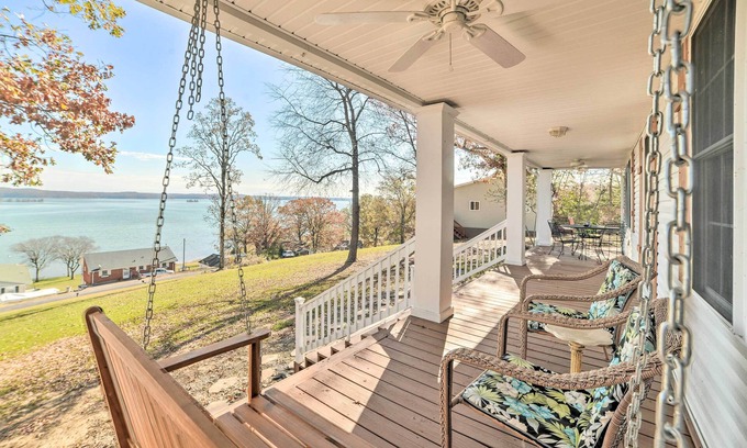 New Concord Casa | Country-Chic Home w/ Fire Pit, Steps to Lake!
