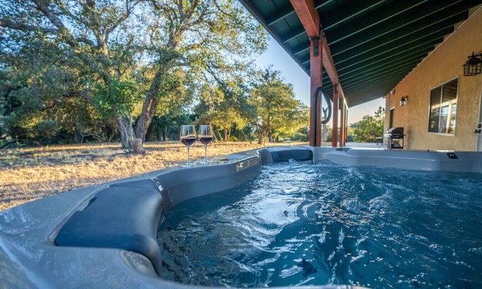 Ranchita Casa | Country Cowboy Hot Tub Hideaway on 20 Acres with Air Hockey Pool Table Ping Pong