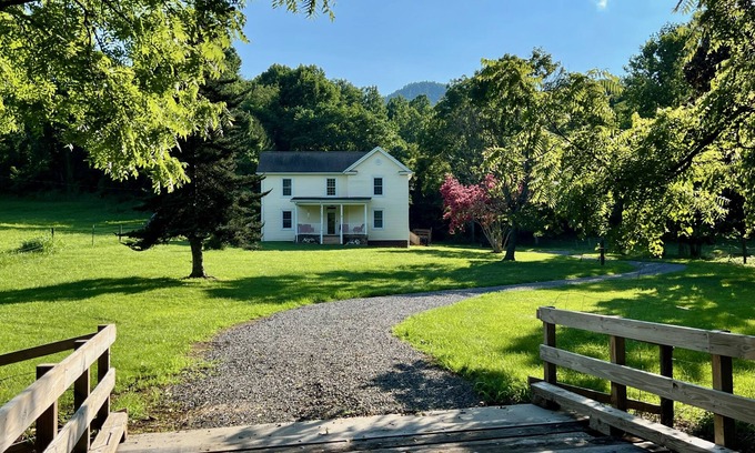 Monroe Otro | Country Farmhouse: Fire Pit, Grill, Updated Amenities, Cows, Stars and Solitude