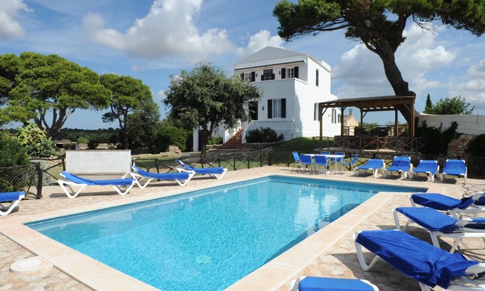 Área metropolitana de Ciutadella Cabaña | Casa de campo con amplio jardin y terrazas con vistas al campo y al mar