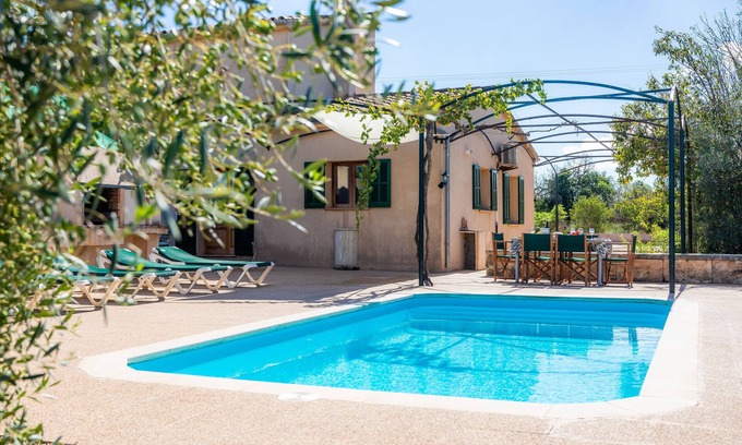 Algaida Villa | Casa de campo Sa Torreta con piscina, terraza, Wi-Fi y aire acondicionado