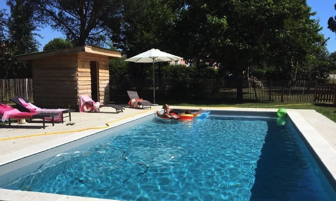 Saint-Loubes Casa | Casa de campo de 5 dormitorios + piscina a 10 minutos de Burdeos