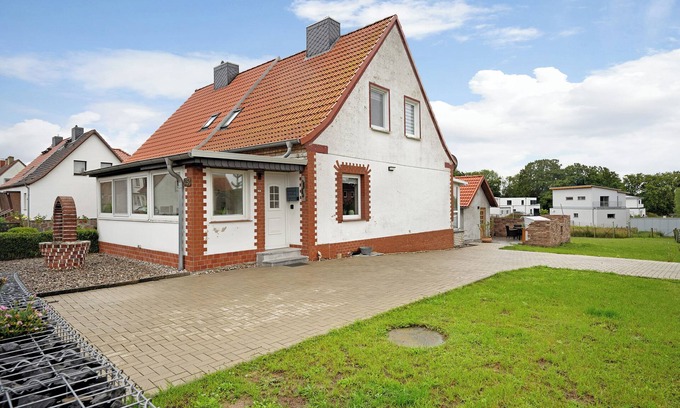 Kalkhorst Casa | Casa de vacaciones 'Haus Friede' con terraza privada, jardín privado y wifi